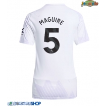Maglie da calcio Manchester United Harry Maguire #5 Seconda Maglia Femminile 2025-26 Manica Corta